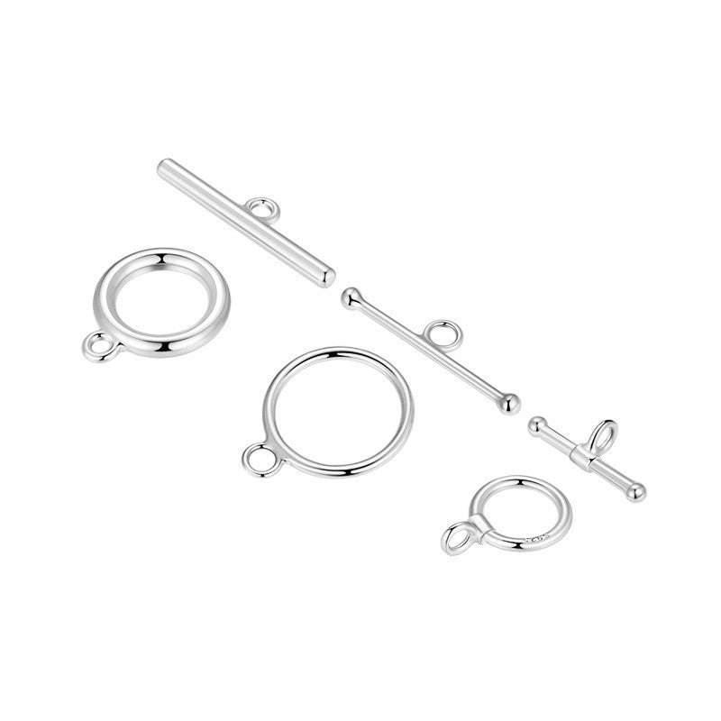 925 Sterling Silver Toggle Clasp 8mm 9mm 10mm 11mm 13mm 15mm For Jewelry DIY