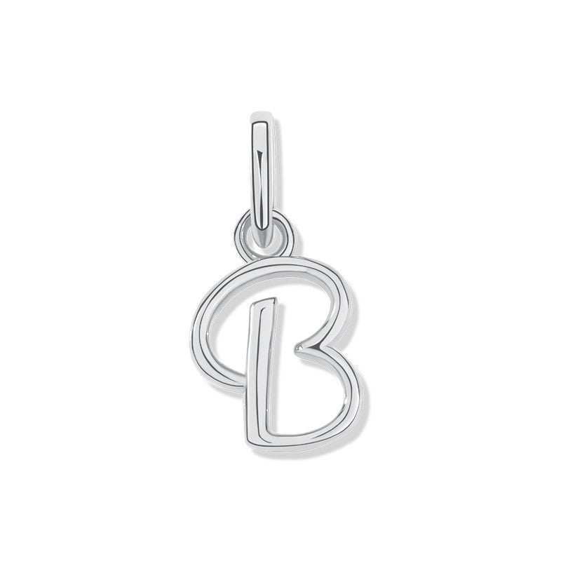 925 Sterling Silver A-Z Pendant For Jewelry DIY