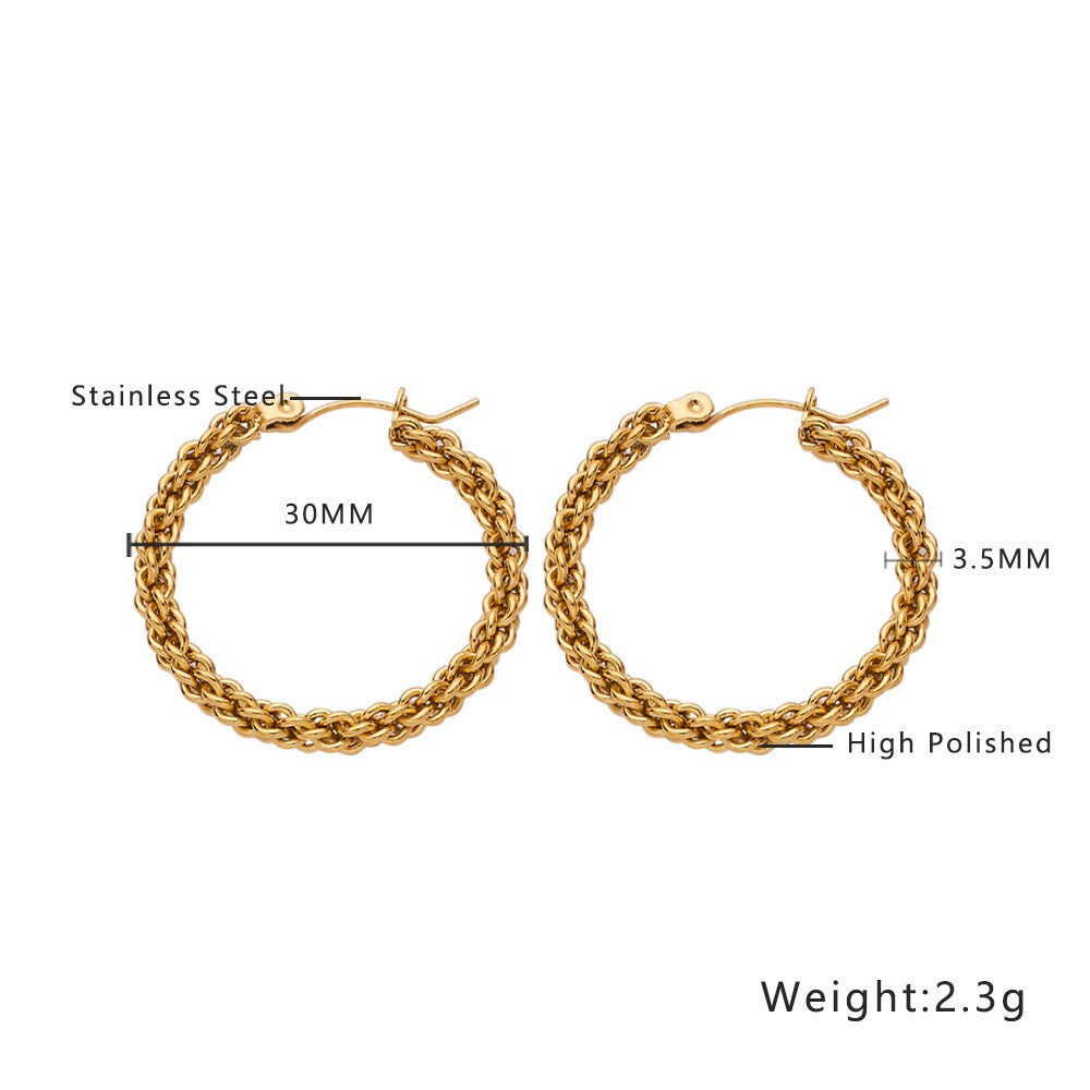 Stainless Steel Fashion Earrings