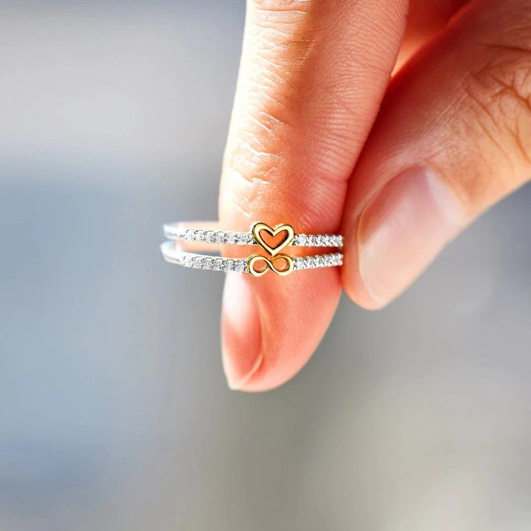 925 Sterling Silver Infinite Love Fashion Ring