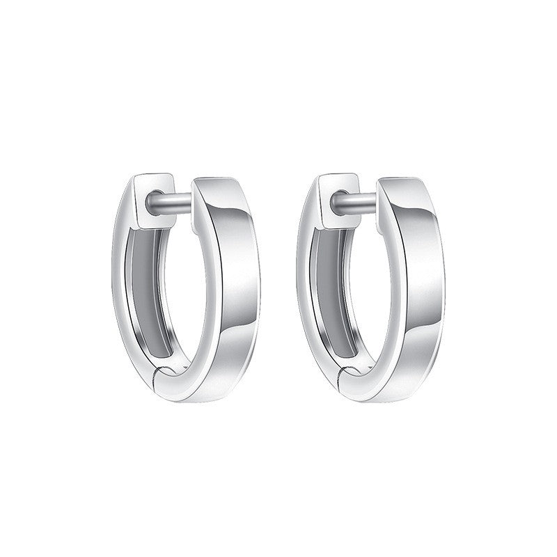 925 Sterling Silver Hoop Earrings