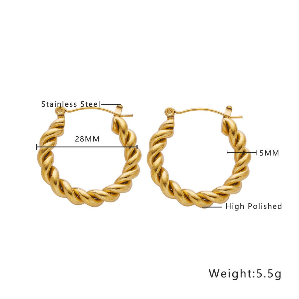 Stainless Steel Fashion Earrings