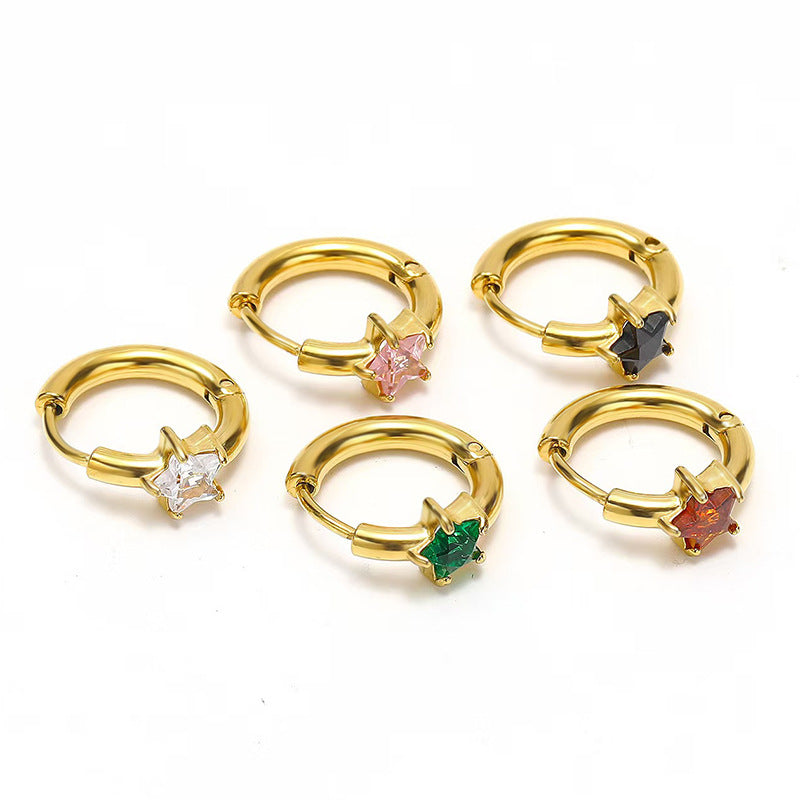 Stainless Steel Jewelry Fashion Earrings