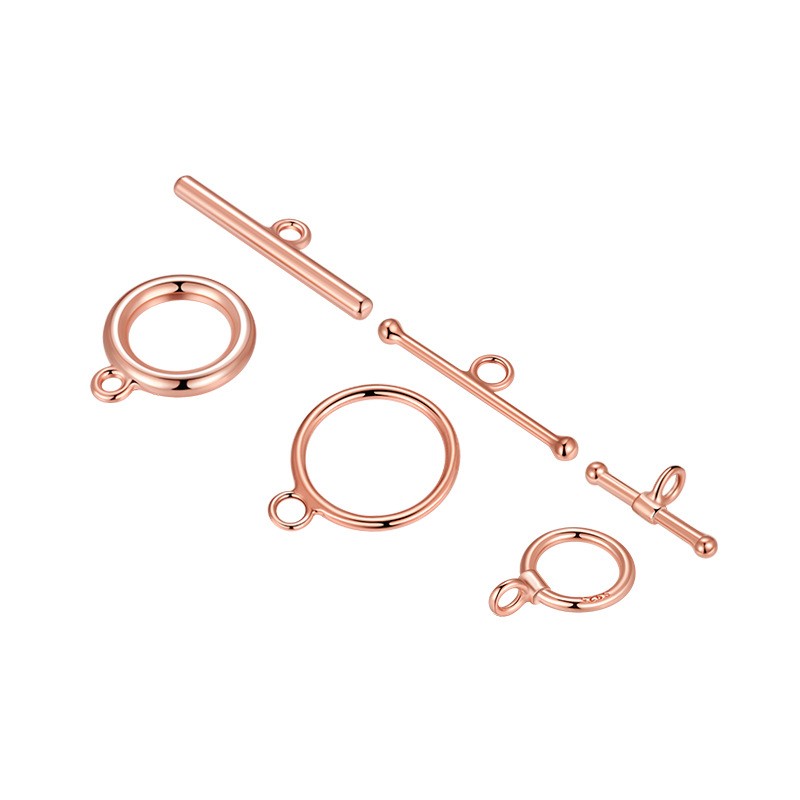 925 Sterling Silver Toggle Clasp 8mm 9mm 10mm 11mm 13mm 15mm For Jewelry DIY