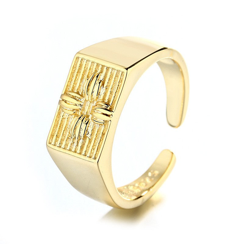 925 Sterling Silver Cross Fashion Ring