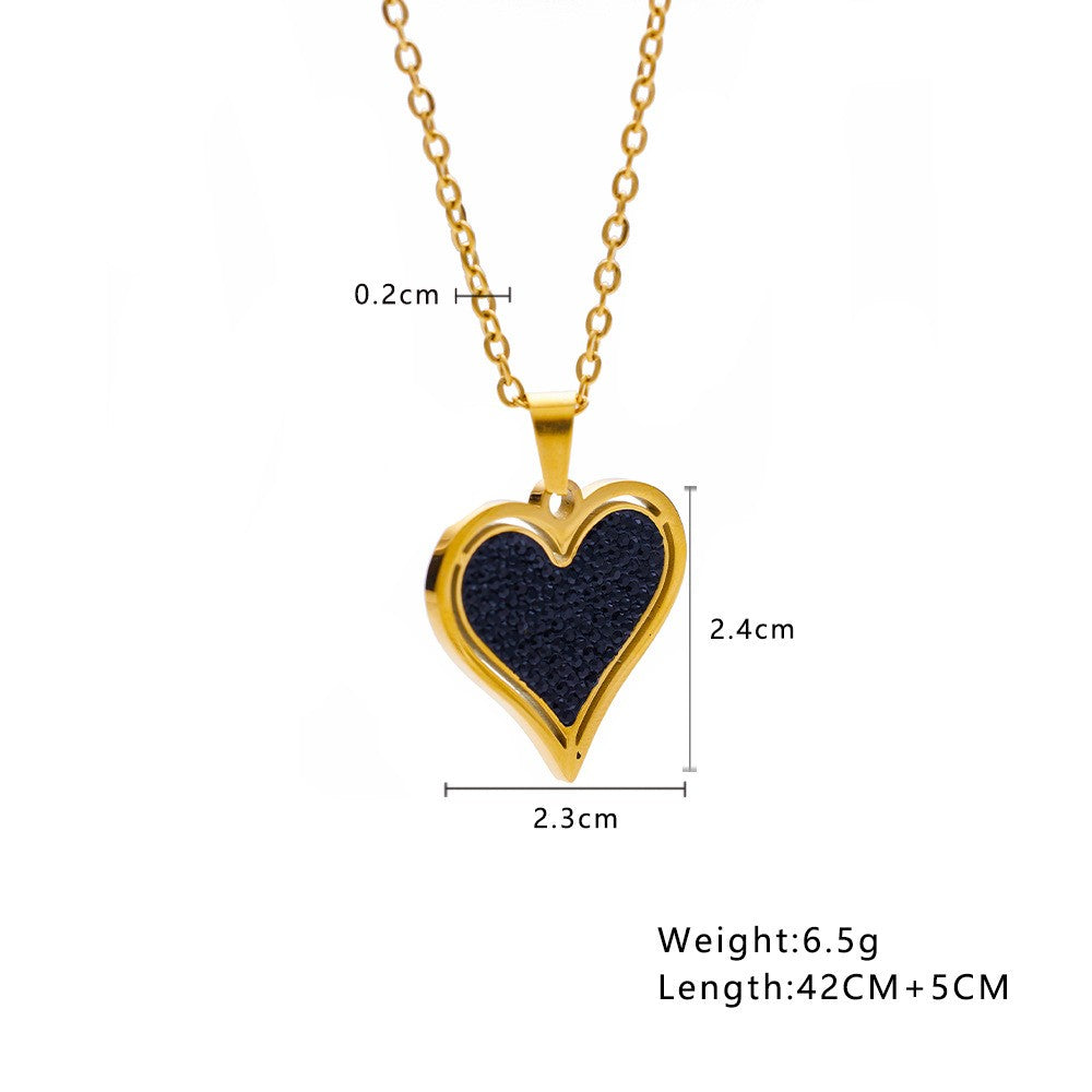 Stainless Steel Jewelry Heart Fashion Necklace