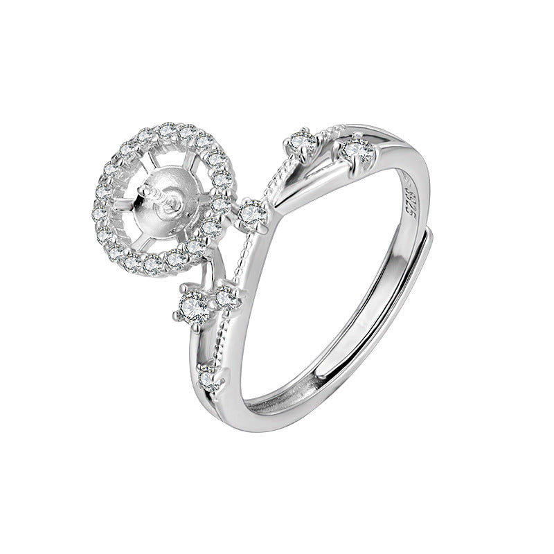 925 Silver Ring mountings for Pearl