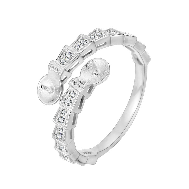 925 Silver Ring mountings for Pearl