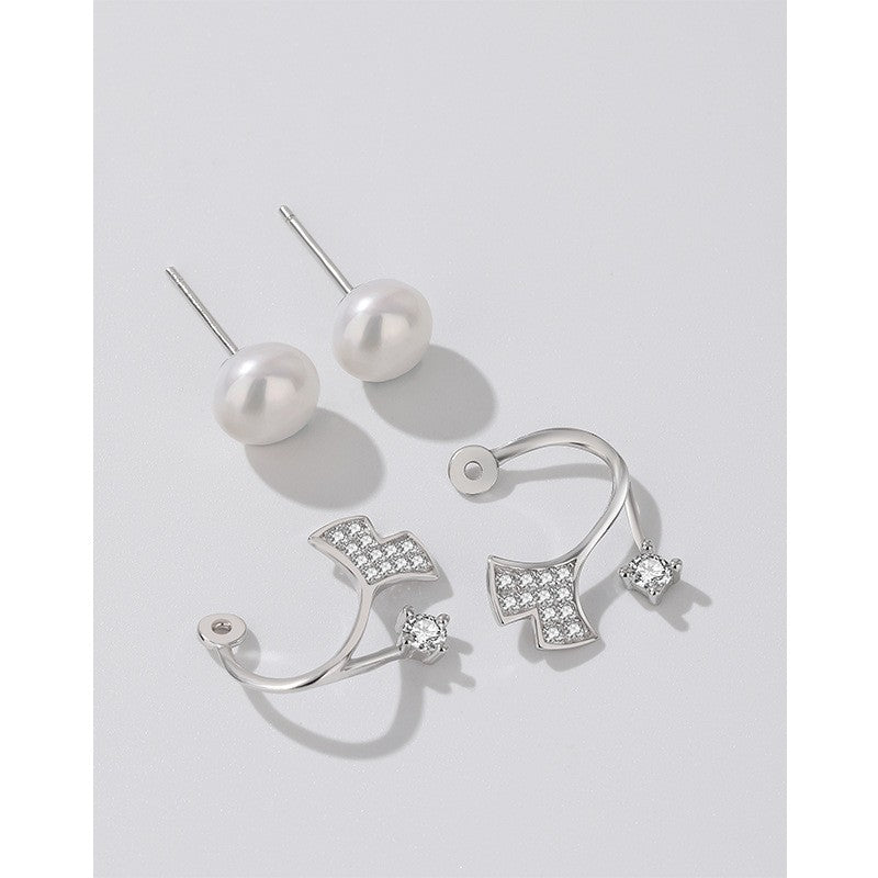 925 Sterling Silver Pearl Earrings