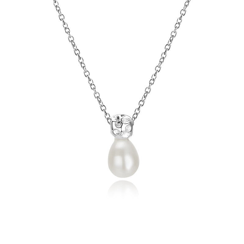 925 Sterling Silver Pearl Fashion Necklace