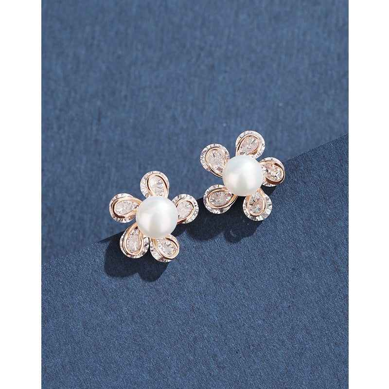 925 Sterling Silver Pearl Earrings