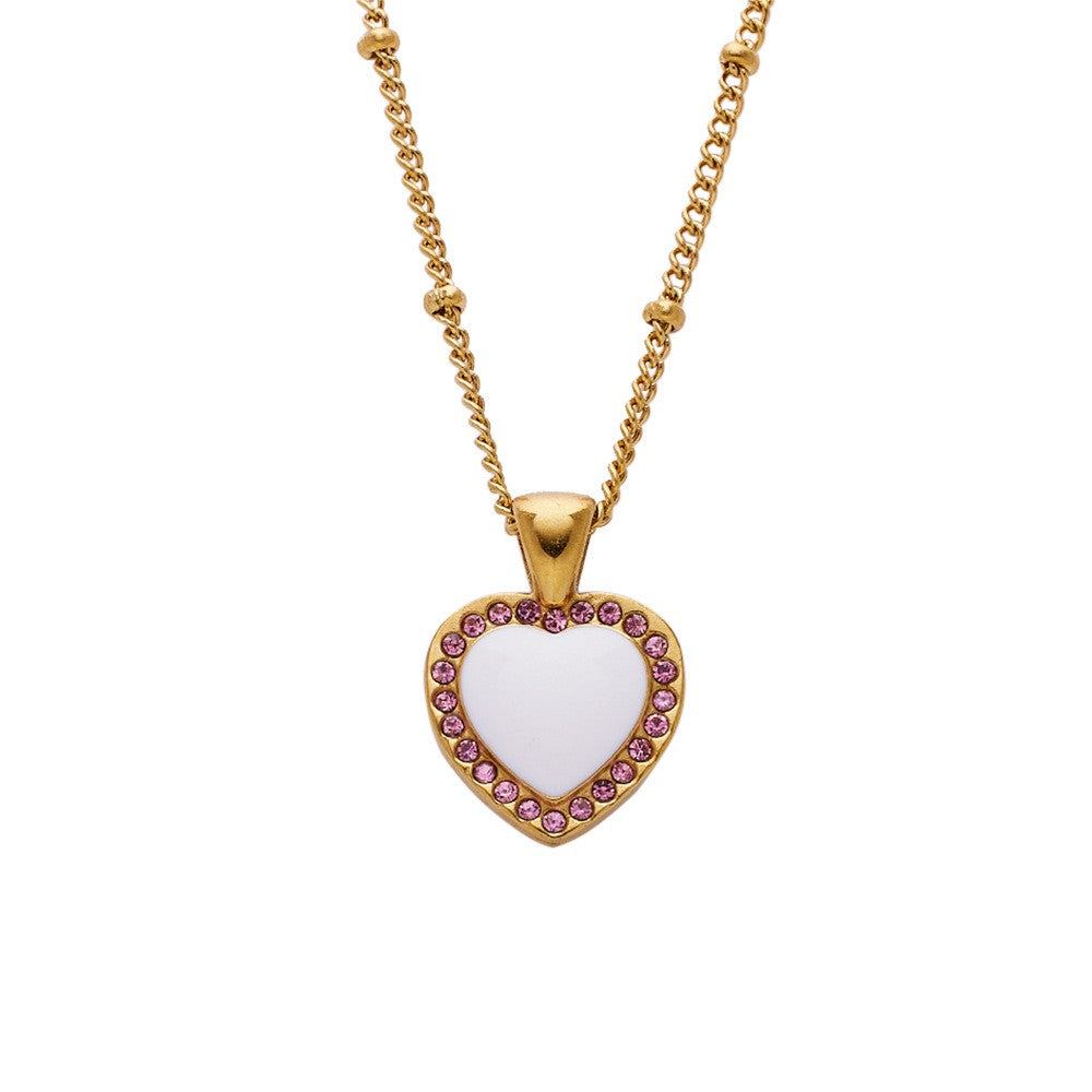 Stainless Steel Heart Fashion Necklace