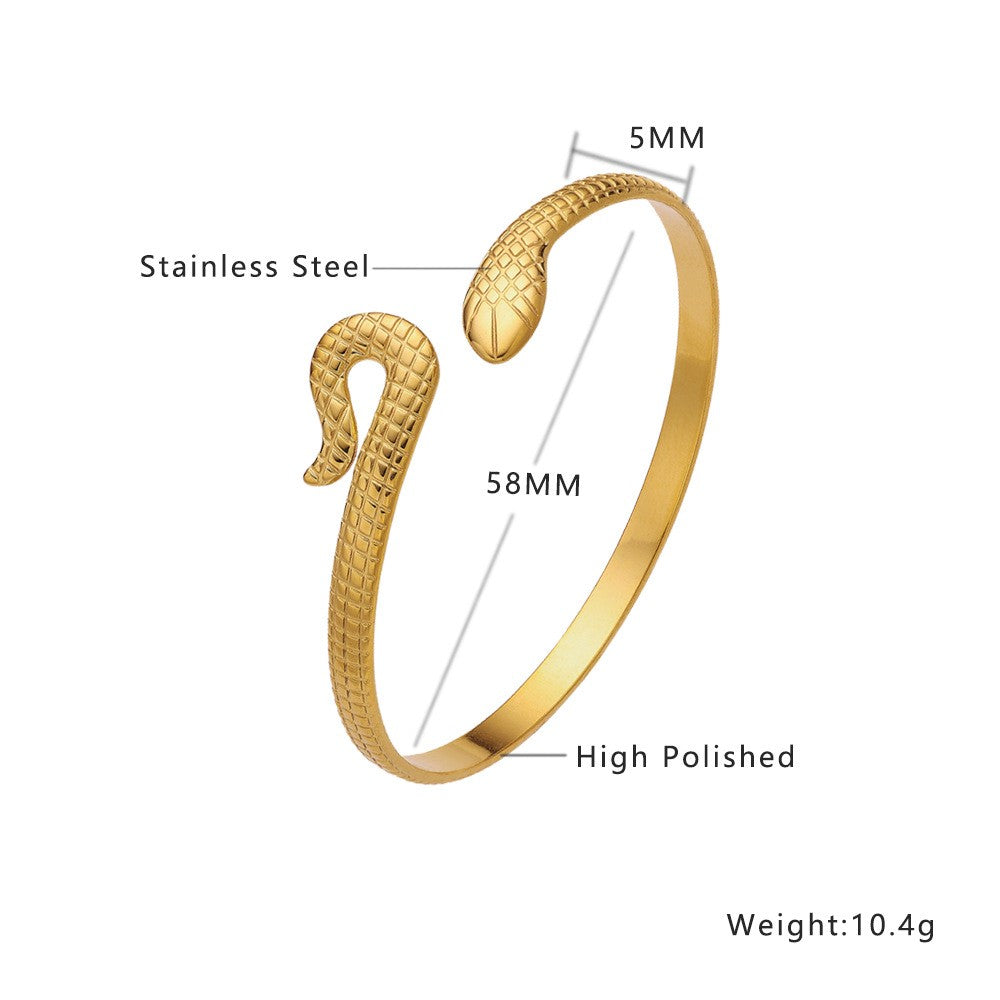 Stainless Steel Jewelry Minimalist Fashion Bangle