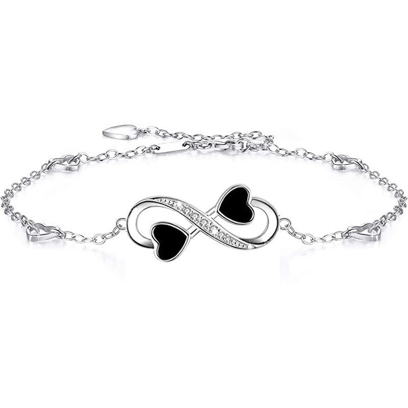 925 Sterling Silver Infinity Fashion Bracelet