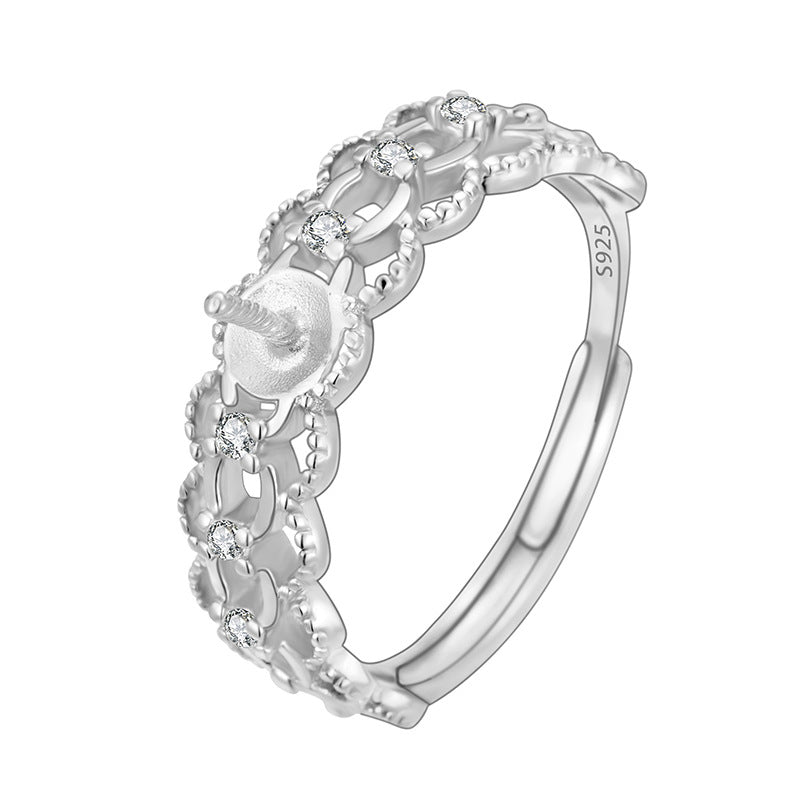 925 Silver Ring mountings for Pearl