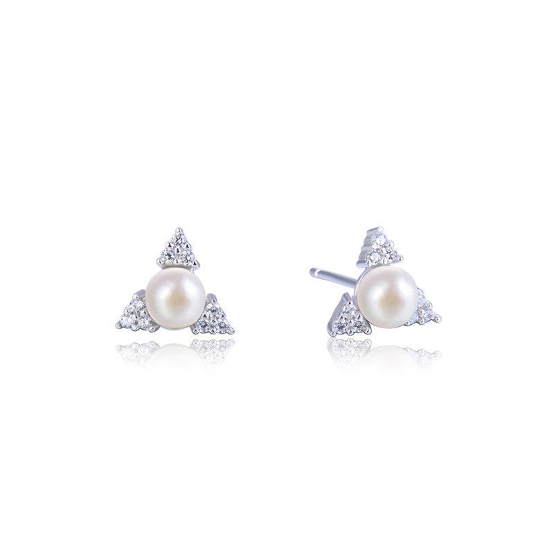 925 Sterling Silver Pearl Earrings