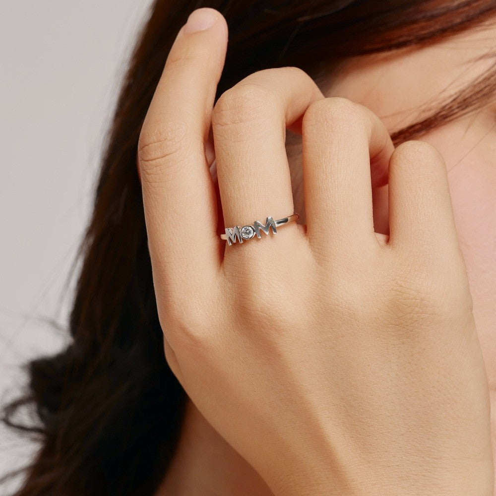 925 Sterling Silver Fashion Ring For Mom