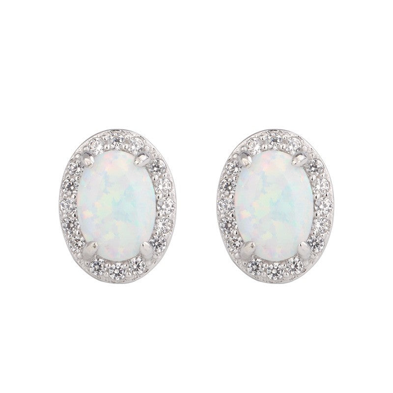925 Sterling Silver Moonstone Earrings