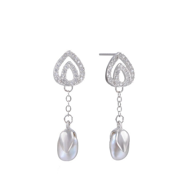 925 Sterling Silver Pearl Earrings