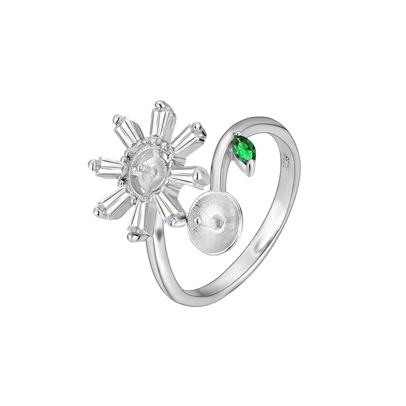 925 Silver Ring mountings for Pearl
