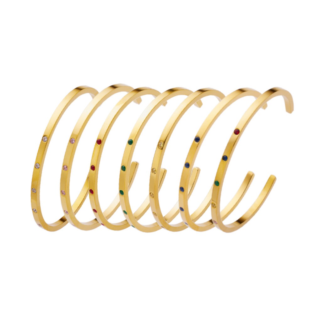 Stainless Steel Minimalist Fashion Bangle