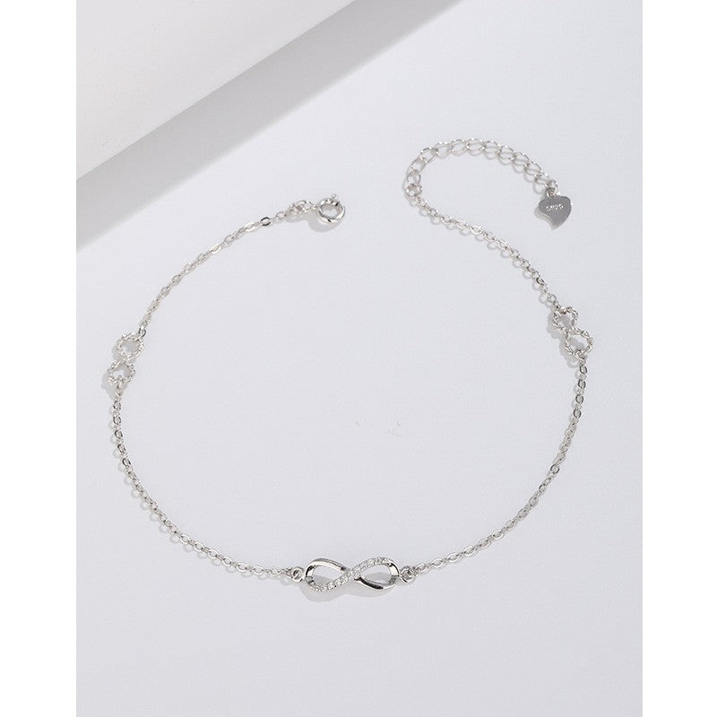 925 Sterling Silver Infinity Fashion Bracelet