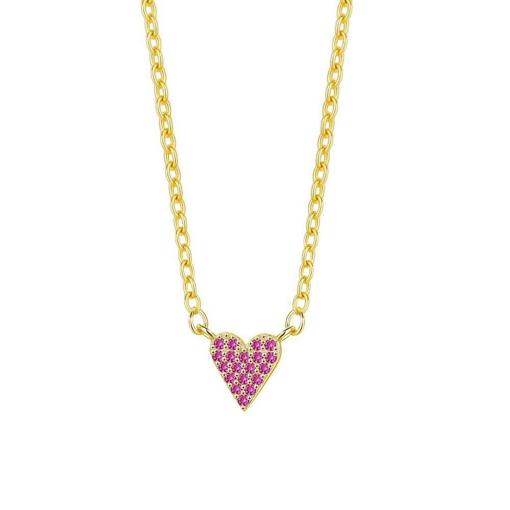 925 Sterling Silver Heart Pendant Necklace