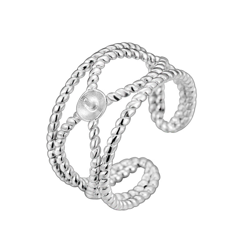 925 Silver Ring mountings for Pearl