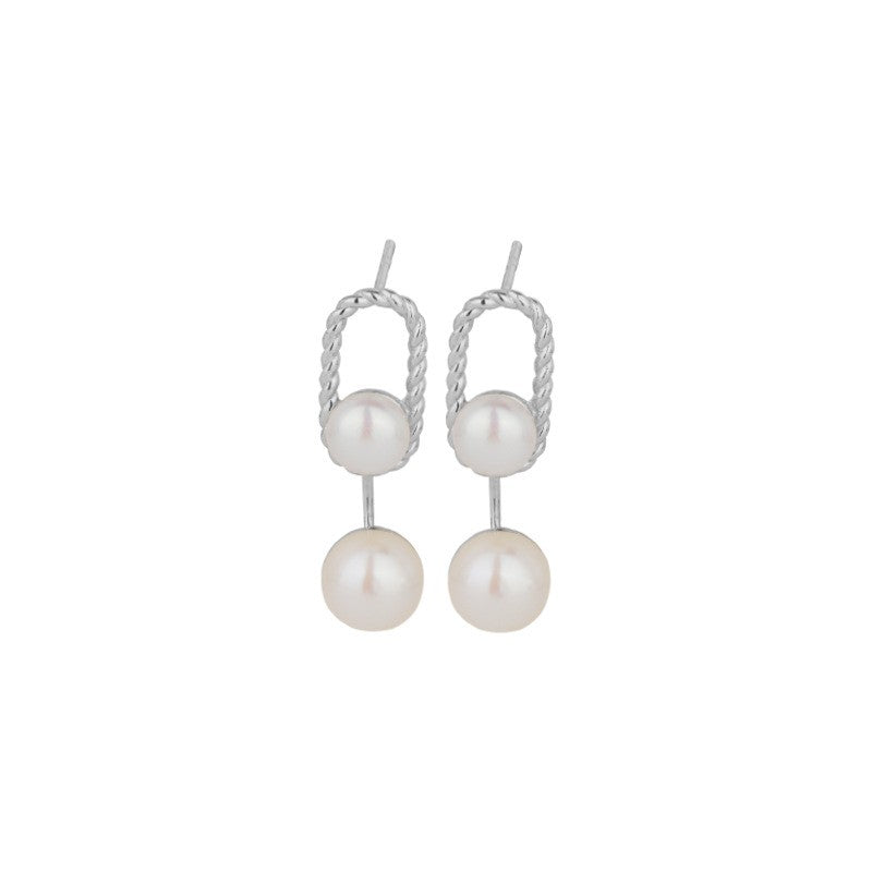 925 Sterling Silver Pearl Earrings