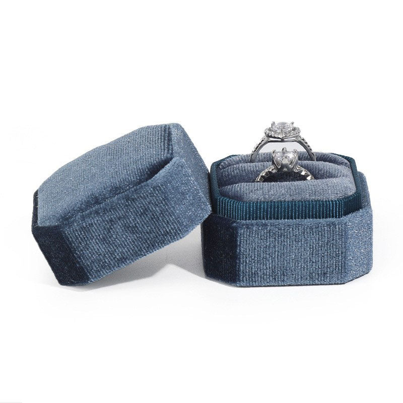 Velvet Octagonal Jewelry Gift Box