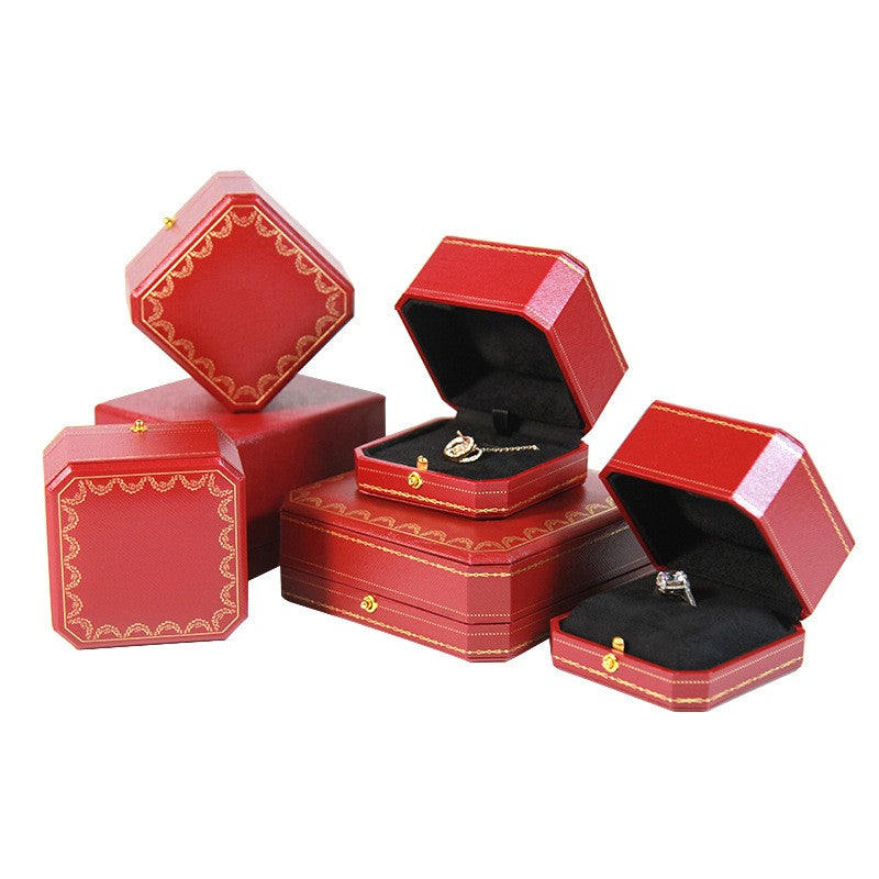 Luxury Jewelry Box For Gift Packaging Customized with Engraved Name or Logo