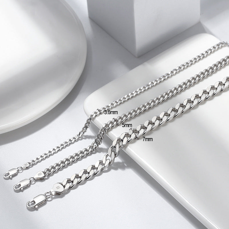 925 Sterling Silver Cuban Bracelet