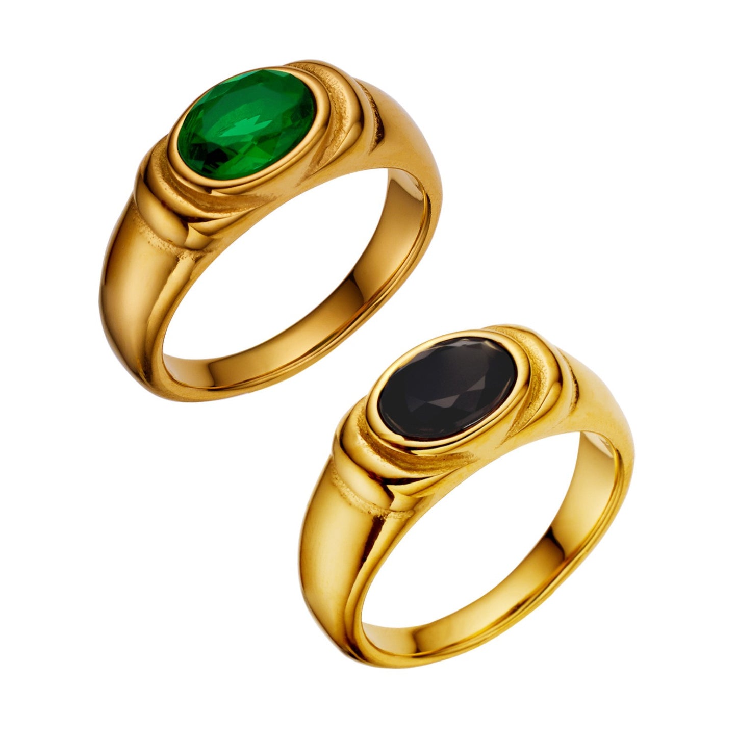 Stainless Steel Minimalist Fashion Ring