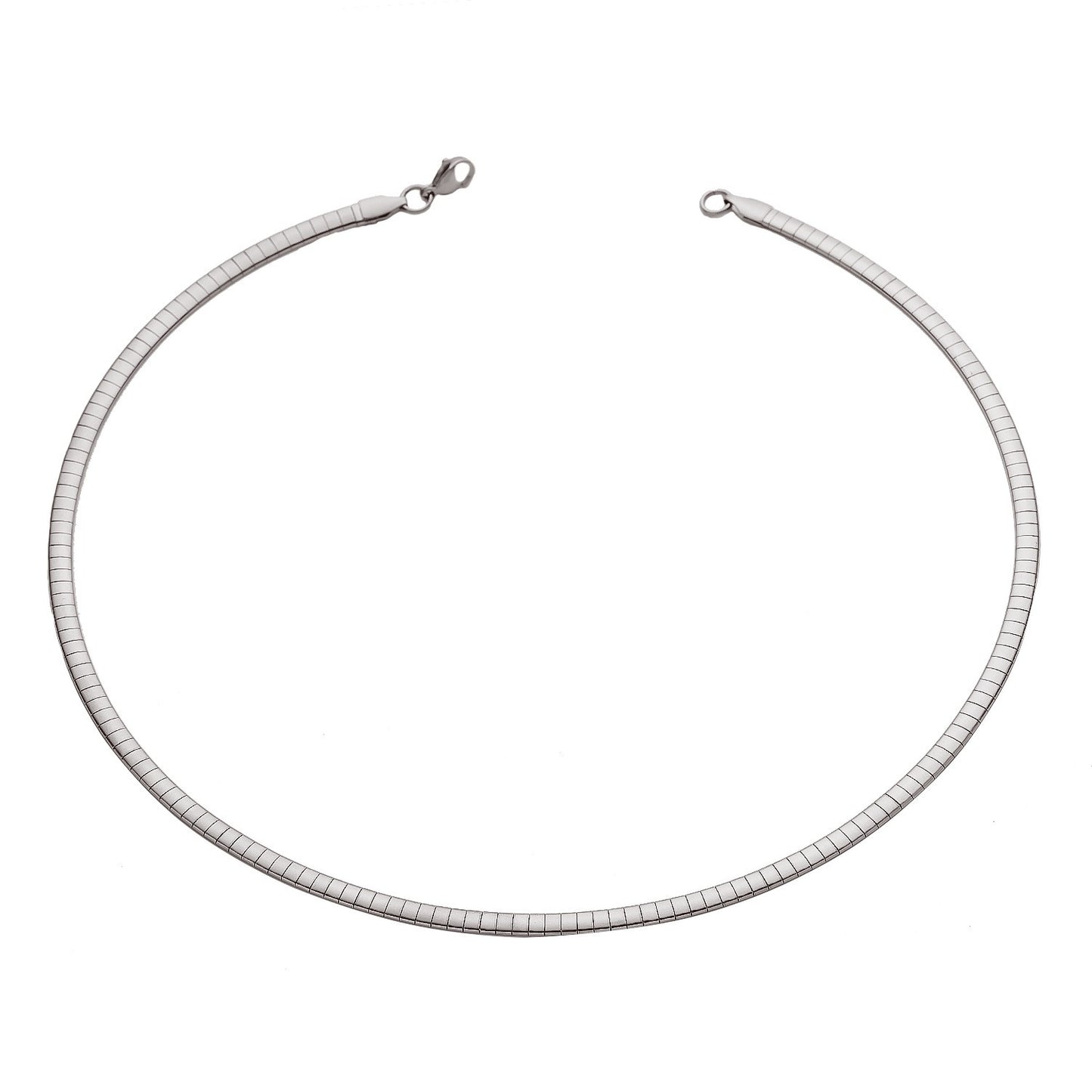 Stainless Steel Fashion Flat Snake Necklace