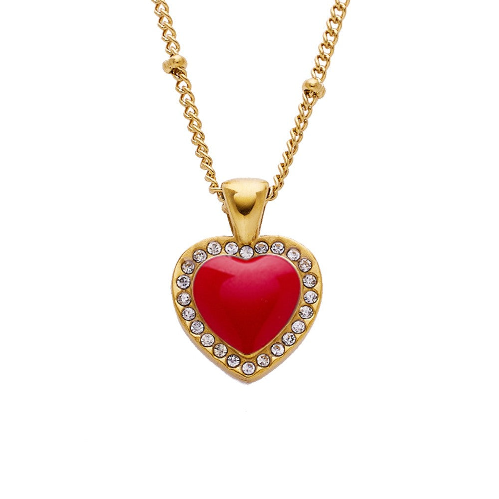 Stainless Steel Heart Fashion Necklace