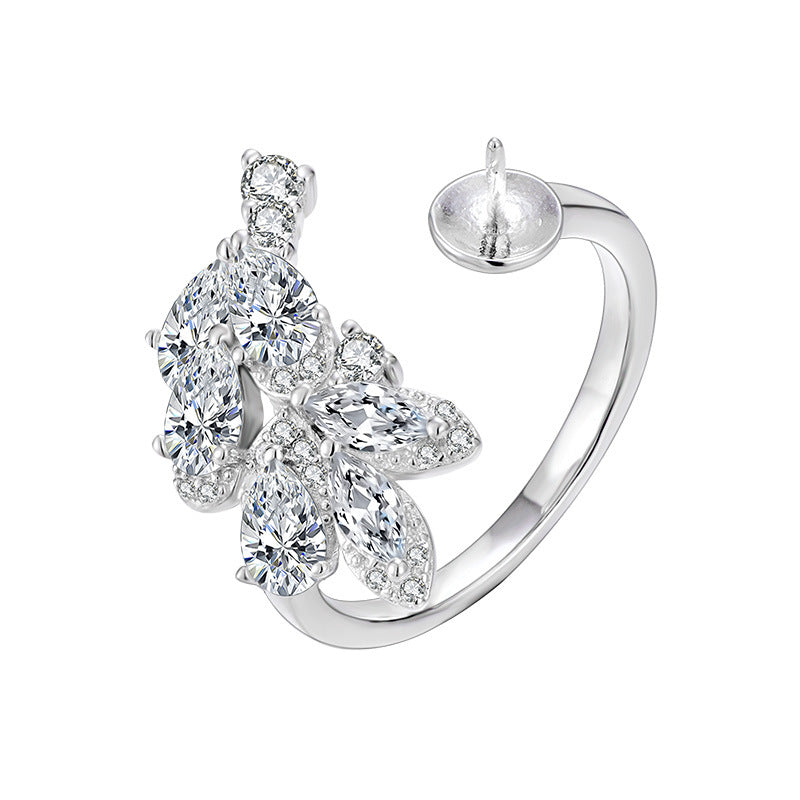 925 Silver Ring mountings for Pearl