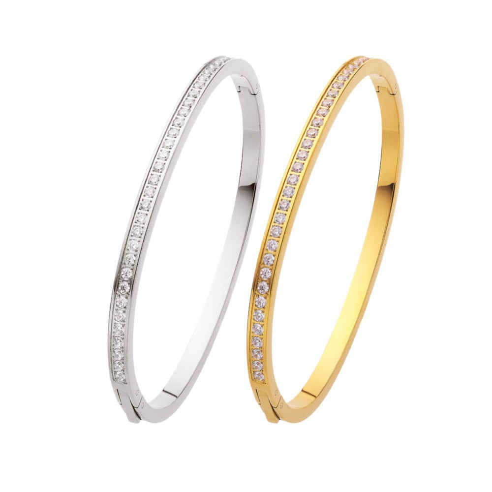 Stainless Steel Minimalist Fashion Bangle