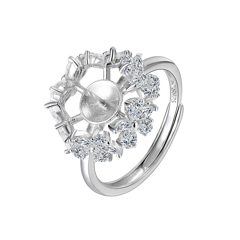 925 Silver Ring mountings for Pearl