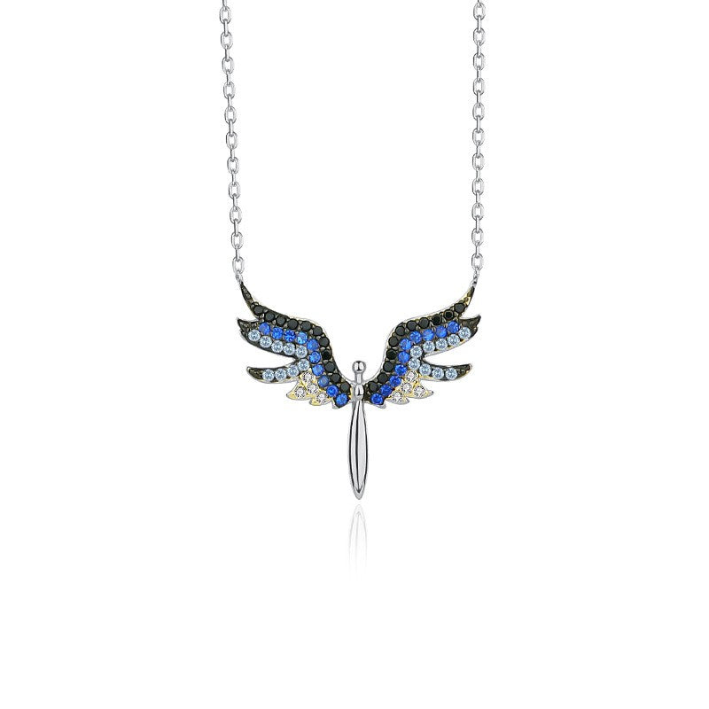 925 Sterling Silver Zircon Pendant Necklace