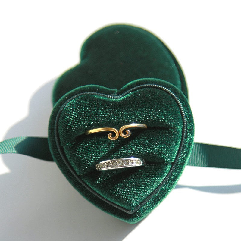 Velvet Heart Jewelry Gift Box
