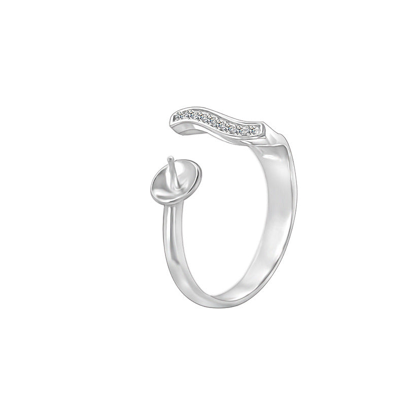 925 Silver Ring mountings for Pearl