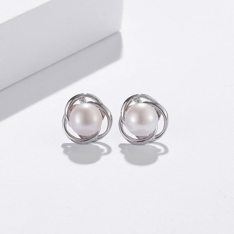 925 Sterling Silver Pearl Earrings