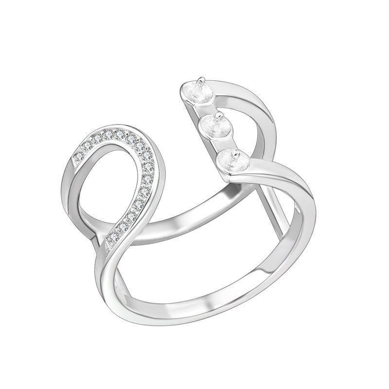 925 Silver Ring mountings for Pearl