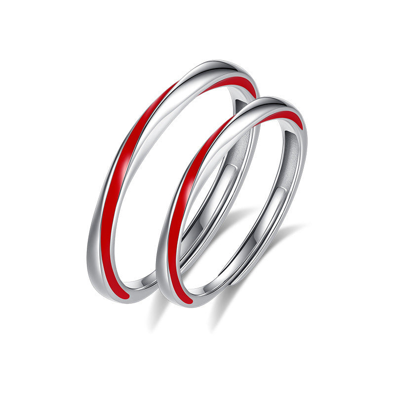 925 Sterling Silver Elegant Fashion Engagement Couple Rings