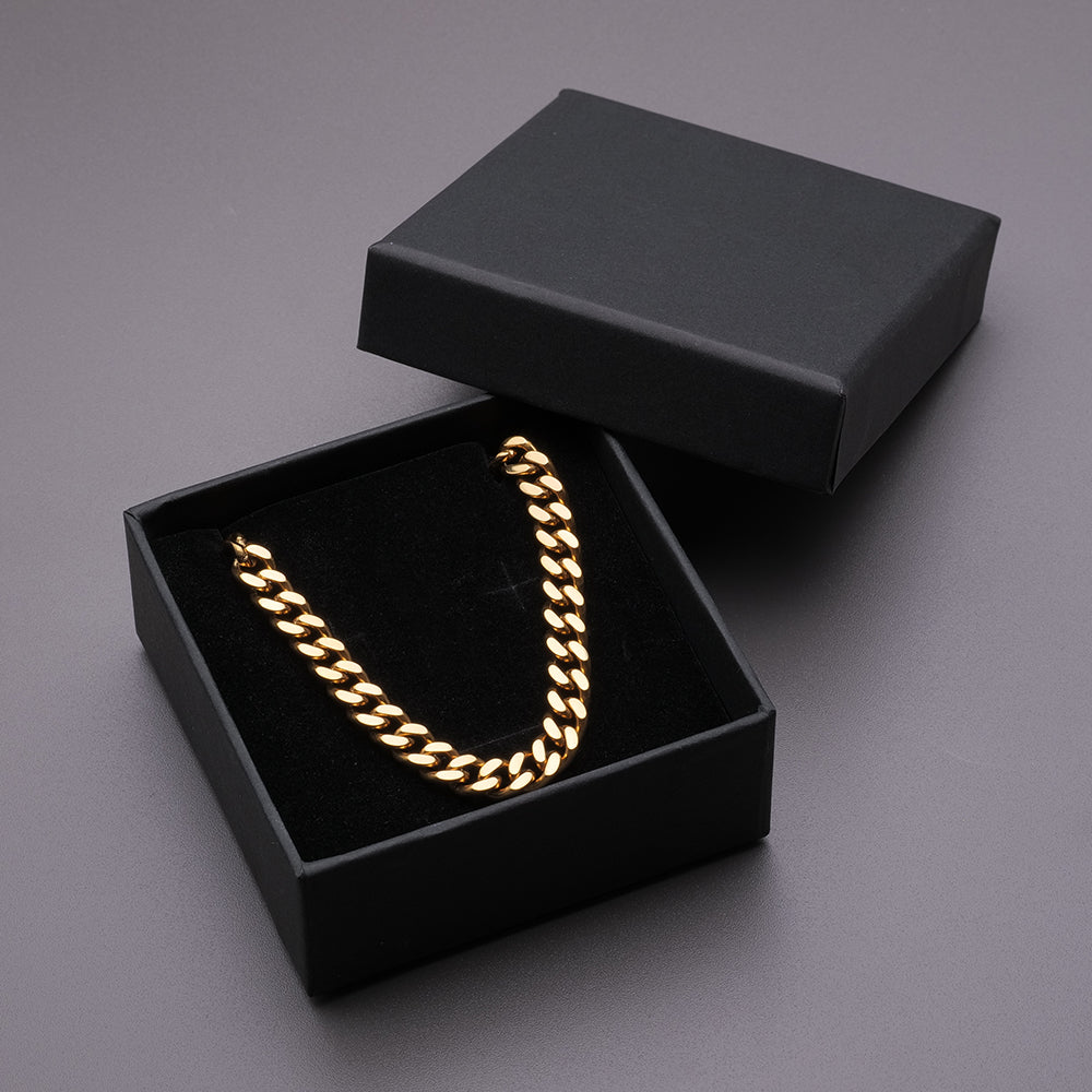 Women Men Classic Cuban 304L Titanium Steel Chain Necklace 7/9/11mm