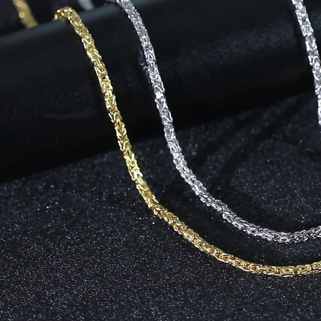 925 Sterling Silver Byzantium Chain