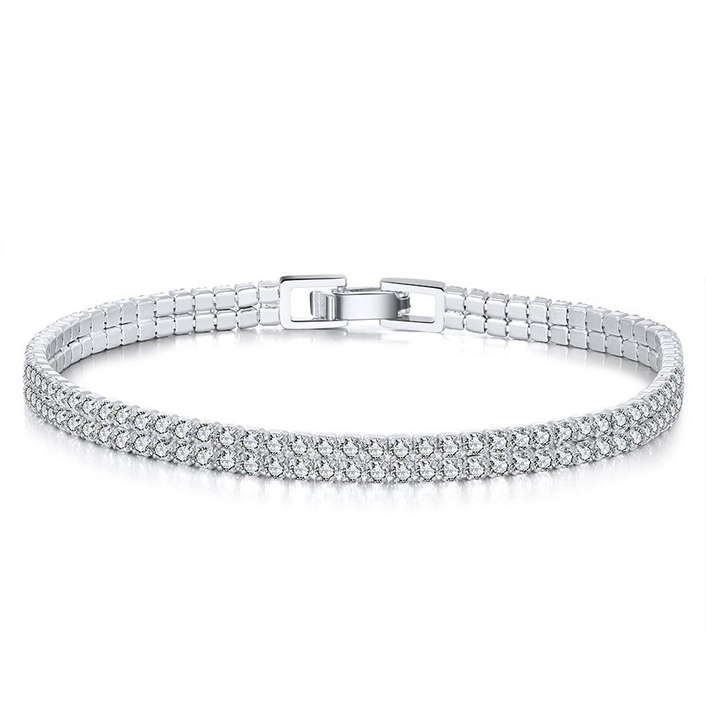 925 Sterling Silver Tennis Bracelet
