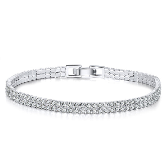 925 Sterling Silver Tennis Bracelet