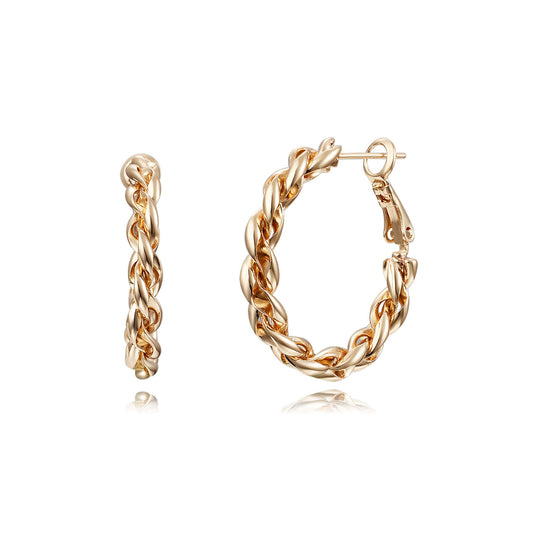 Brass With Plated Fashion Jewelry Earrings