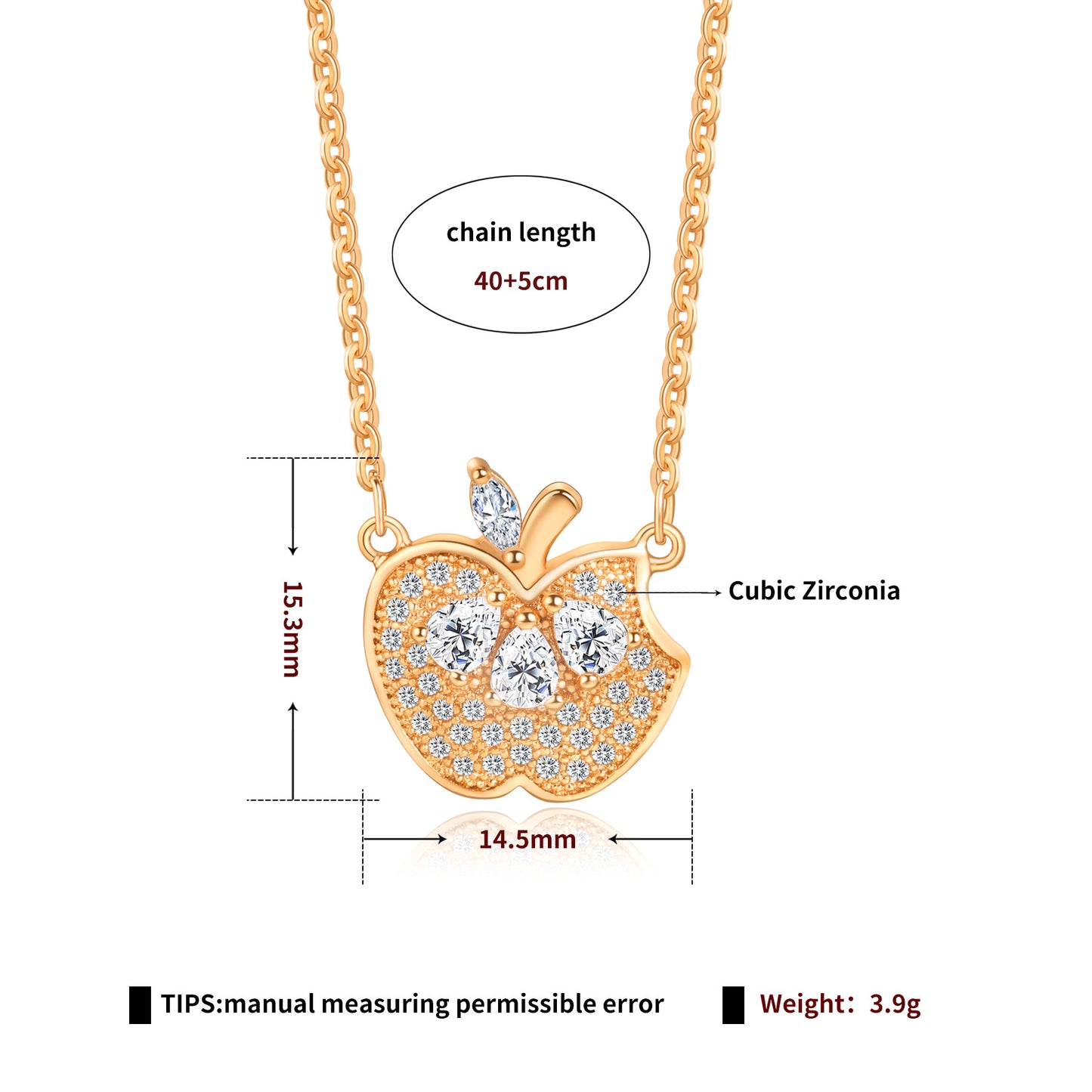 Brass With Plated Fashion Jewelry Necklace